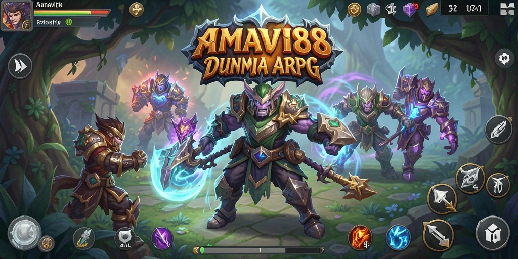 Tampilan seru gameplay ARPG dengan petualangan mendebarkan.