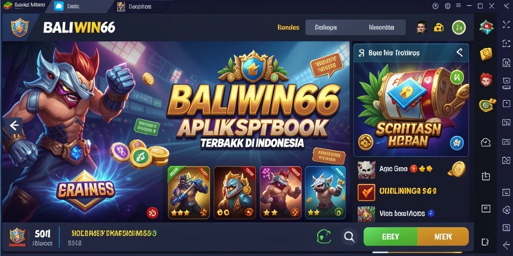 Tampilan gameplay taruhan olahraga di BALIWIN66.