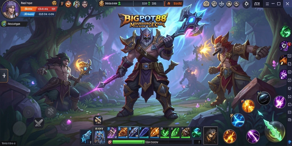 Tampilan gameplay dari BIGPOT88 yang mendebarkan dalam dunia MMORPG.