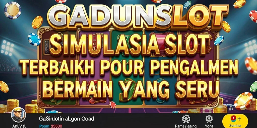 Tampilan gameplay seru dan interaktif GADUNSLOT yang memukau.