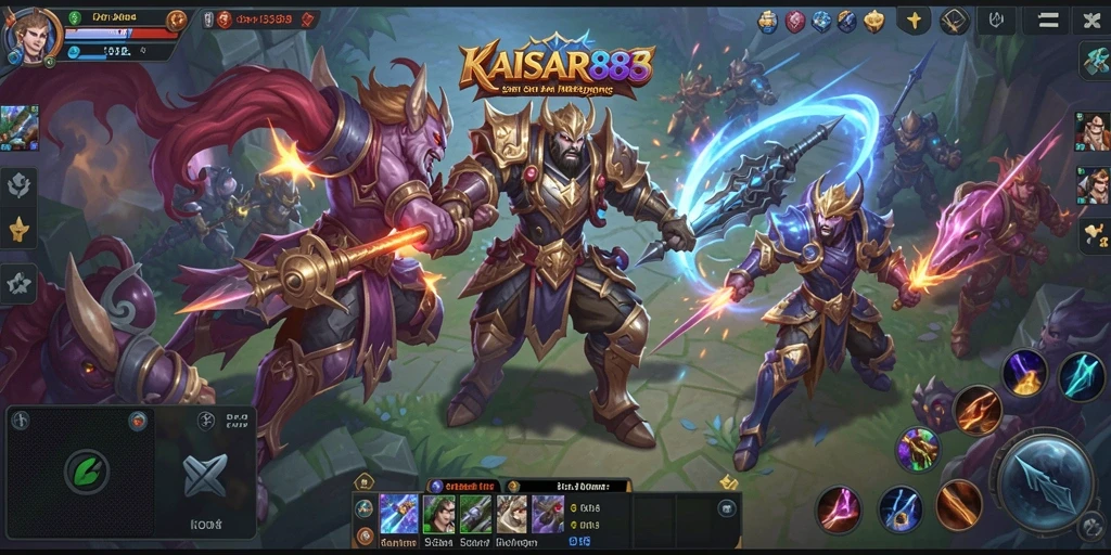 Gameplay seru di KAISAR888 dengan aksi MOBA yang mendebarkan.