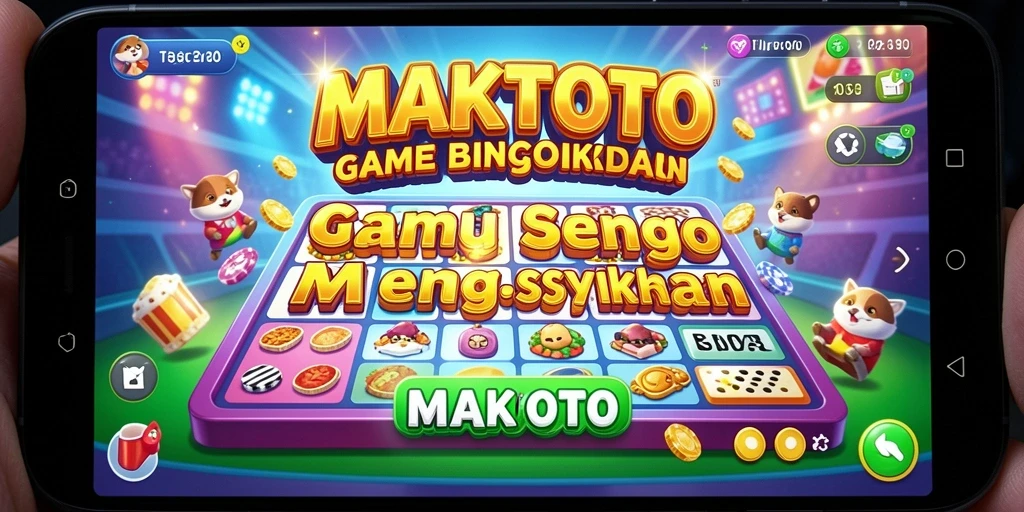 Tampilan gameplay seru dalam permainan Bingo MAKTOTO.