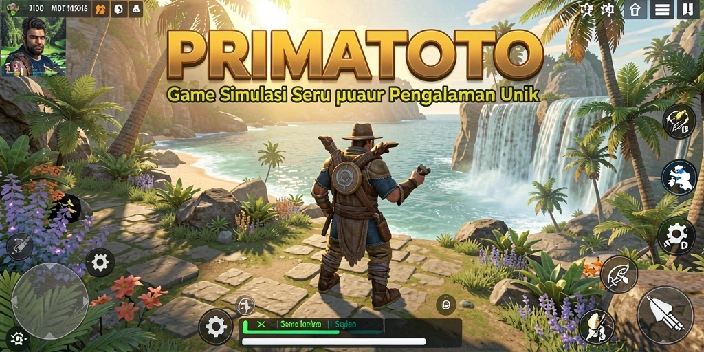 Tampilan gameplay PRIMATOTO yang seru dan menantang.