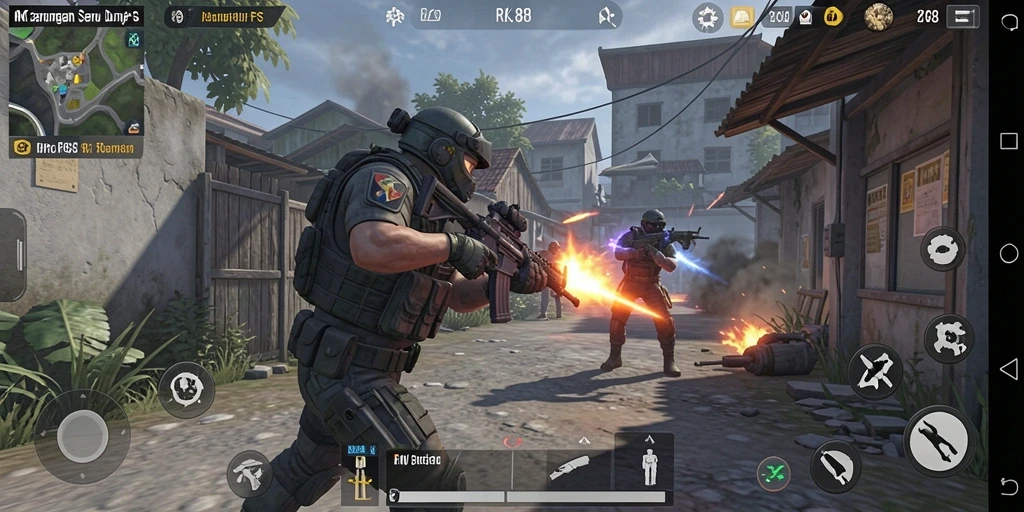 Tampilan gameplay RK88 yang mendebarkan dan grafis memukau.