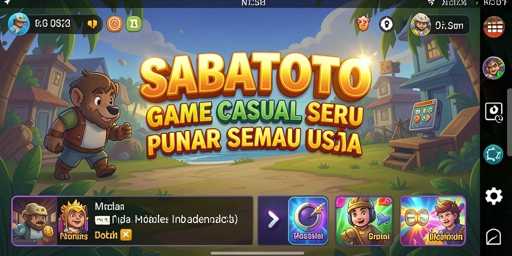 Gambaran gameplay SABATOTO yang seru dan menghibur.