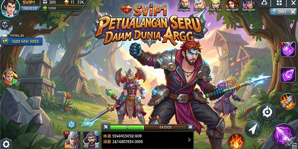 Tampilan menarik dari gameplay SVIP1 dalam dunia ARPG.