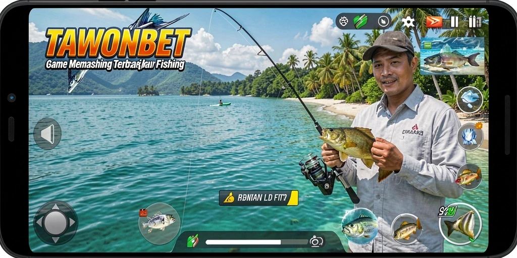 Tangkapan ikan besar di permainan TAWONBET yang seru.