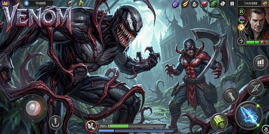 Tampilkan gameplay seru dan menyenangkan dari VENOM889.
